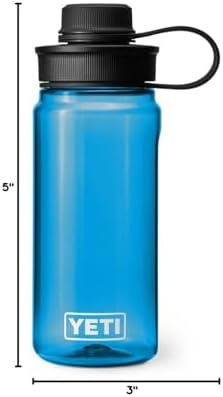 YETI Yonder Water Bottle with Yonder Tether Cap, Lightweight, Leakproof and BPA-Free