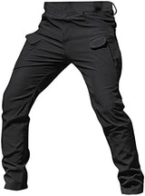 Mens Cargo Pants Water Resistant Relaxed Fit Hiking Work Pants Multi Pockets Ripstop Flex Baggy Camo Tactical Pants