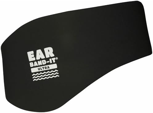 Earvolution Ear Band-It Ultra Swimming Headband for Kids and Adults - Invented by Ear, Nose, and Throat Physician - Custom Anti-Slip Grip Neoprene Maximizes Protection, 12 Color Options, 3 Sizes