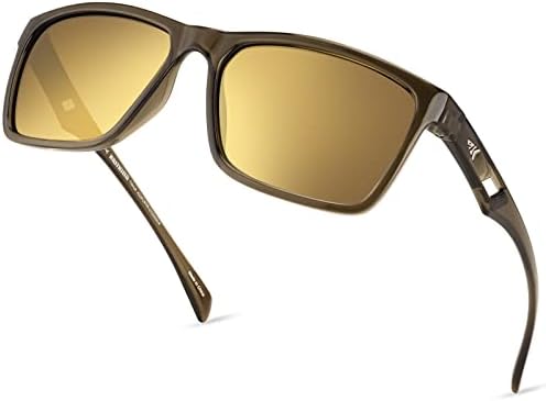 KastKing FlatRock Polarized Sport Sunglasses for Men and Women, Ideal for Driving Fishing Cycling Running, UV Protection