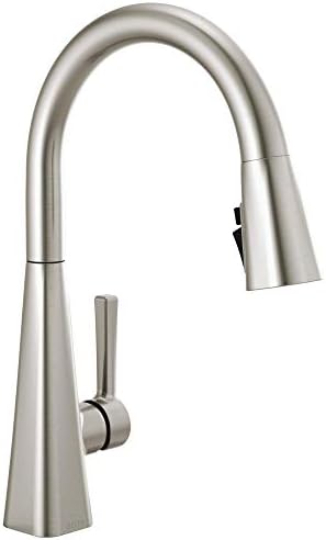Delta 19802Z-SP-DST Lenta Kitchen Faucet, Without Soap Dispenser, SpotShield Stainless