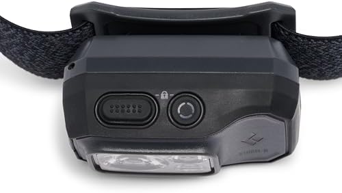 BLACK DIAMOND Storm 500-R Rechargeable LED Headlamp, Waterproof and Dimmable for Camping, Hiking, Running, Hunting, Work with Red Light Headlamp Mode, Graphite
