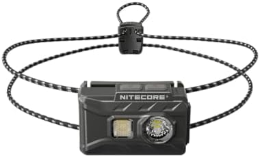 Nitecore NU20 Classic Ultralight Headlamp, 360 Lumen USB-C Rechargeable Lightweight for Backpacking, Camping, Running with Auxilary White and Red Light