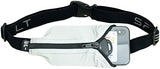 SPIbelt Original Pocket Running Belt for Women Men, Phone Holder for Running, Running Fanny Pack, Holder for Phone, Running Waist Pack, Expandable, Adjustable. Cloudy Grey with Black Zipper