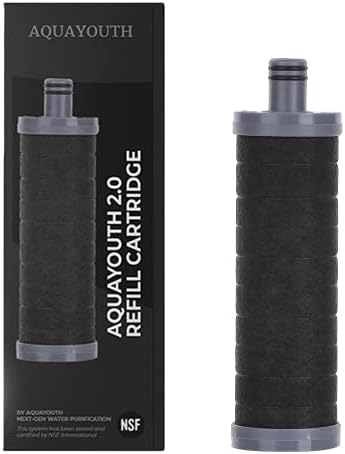 2.0 Carbon Shower Head Filter | Removes Chlorine, Heavy Metals, And More | Great For Dry Skin, Dry Hair, And More | NSF Certified (2.0 Carbon Refill Cartridge)