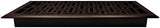 Decor Grates AJH614-RB Oriental Floor Register, 6X14 Inches, Rubbed Bronze Finish