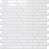 STICKGOO Peel and Stick Backsplash - 10 Sheets of 12”×12” - 3D Self Adhesive Peel and Stick Tile Backsplash for Kitchen & Bathroom