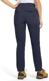 TBMPOY Women's Hiking Cargo Pants Lightweight Water Resistant Quick Dry Fishing Camping Travel Work Pant with 6 Pockets