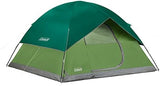 Coleman Sundome 6-Person Tent with Rainfly, Weatherproof Tent Sets Up in 10 Mins