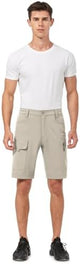 Hiauspor Men's Hiking Cargo Shorts 9"/10" Quick Dry Lightweight Waterproof for Golf Tactical Fishing Casual with 6 Pockets