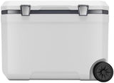 VEVOR Ultra-Light Hard Cooler, Ice Retention Cooler with Heavy Duty Handle, Ice Chest Lunch Box for Camping, Travel, Outdoor, Keeps Cool for up to 6 Days, 30% Lighter Than Rotomolded Coolers