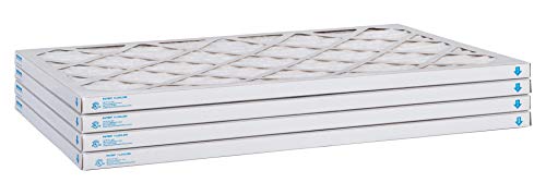 Aerostar 16x25x1 MERV 13 - 4 Count - Pleated HVAC, Furnace & Air Conditioner Filters - Removes Bacteria, Dust, Cold & Flu Germs, Lint, Mold, Pet Dander, Allergy-Causing Pollen, Smog, Smoke & Viruses
