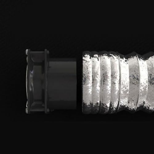 Oniissy Kitchen Exhaust Fan Ventilation Fan,Smoke Absorber Fume Extractor Fan Pipe Duct Exhuast Fan USB Adjustable Speed,for Home Bathroom Garage(Fan plus 6m pipe)