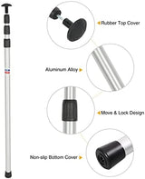 REDCAMP Aluminum Adjustable Camping Tarp Poles, Set of 2, 90" Telescoping Lightweight Tent Poles for Shelter, Hammock Rain Fly, Awning