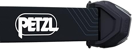 PETZL ACTIK Headlamp - Powerful 450 Lumen Light with Red Lighting, for Hiking, Climbing, Running, and Camping - Grey