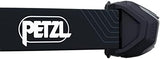 PETZL ACTIK Headlamp - Powerful 450 Lumen Light with Red Lighting, for Hiking, Climbing, Running, and Camping - Grey