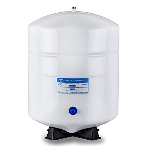 iSpring T55M 5.5 Gallon Residential Pre-Pressurized Water Storage Tank for Reverse Osmosis (RO) Systems , White