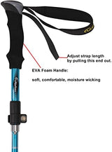 Walking Stick - Collapsible Trekking Pole for Men and Women,7075 Aluminum Hiking Stick for Seniors