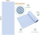 2 Pack Hot Yoga Towel with Grip Dot，Stickyfiber Yoga Mat Towels Non Slip for Hot Yoga,Absorbent Microfiber Sweat Anti-Slip Cover,Bikram,Pilates,Exercise,Fitness