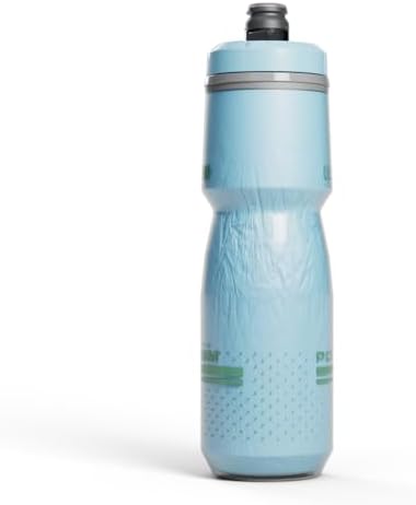 CamelBak Podium Chill Insulated 24oz Bike Water Bottle - Easy Squeeze Bottle - Fits Most Bike Cages, Crystal Blue