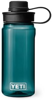 YETI Yonder Water Bottle with Yonder Tether Cap, Lightweight, Leakproof and BPA-Free