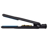 HAI Convertible Ceramic Hair Straightener for Women - Professional Fast Heating Flat Iron with 5 Temperature Levels for All Hair Types - (Classic Blue)