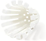 TubShroom Toss 21pk Disposable Bath Tub Drain Strainers - Hair Catcher Snare for Shower Bathtub to Prevent Clogged Drains, Traps Human and Pet Hair, One Year Supply (White)