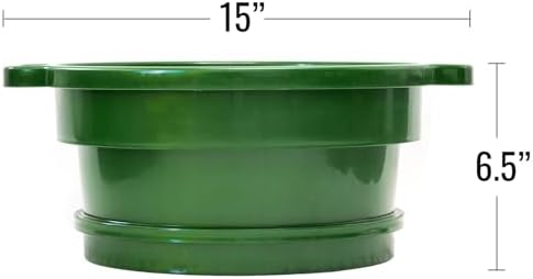 ASR Outdoor DEEP Stacking 1/4" Classifier Screen with Handles, Heavy Duty 5 Gallon Plastic Sifting Sieve