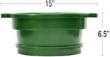 ASR Outdoor DEEP Stacking 1/4" Classifier Screen with Handles, Heavy Duty 5 Gallon Plastic Sifting Sieve
