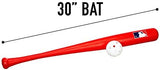 Franklin Sports MLB Kids Baseball Bat and Ball Set - Lightweight 30" Youth Plastic Bat - Multiple Colors