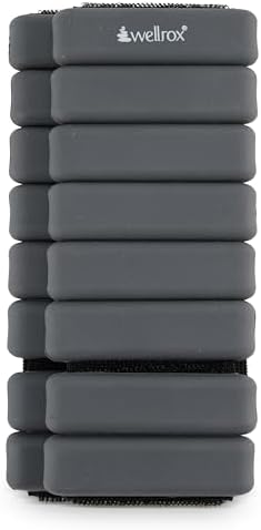 Weighted Bangles – Adjustable Ankle and Wrist Weights for Women & Men – Set of Ankle Weights 2 lbs (1 lb Each Wrist Weight) | Weighted Arm Bands for Pilates, Yoga, Running & Walking