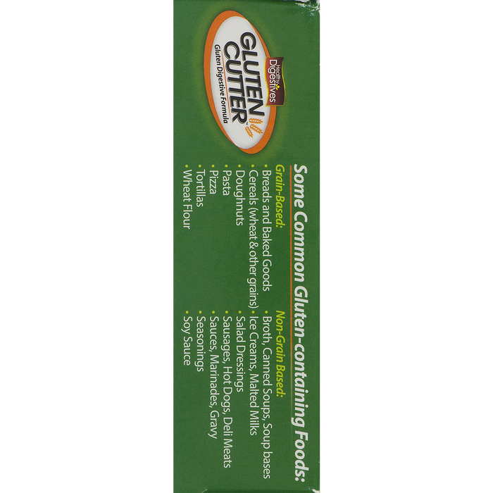 GLUTEN CUTTER Healthy Digestives Gluten Cutter, Dietary Supplement, 30 Capsules Each (Pack of 3)