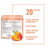 BioSteel Hydration Mix, Great Tasting Hydration with Zero Sugar, and No Artificial Flavours or Preservatives, Peach Mango Flavour, 20 Servings per Tub