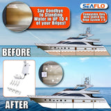 SEAFLO Dry Bilge 4-Zone Splitter System (12V) - 4 Year Warranty, Four Way Inlet Water Solenoid Valve, Marine Yacht Bilge Management