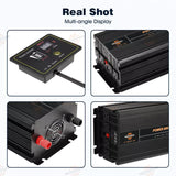 Gearzaar Power Inverter 2000W 4000W 12V DC to 110V 120V AC LCD Car Boat RV USA P