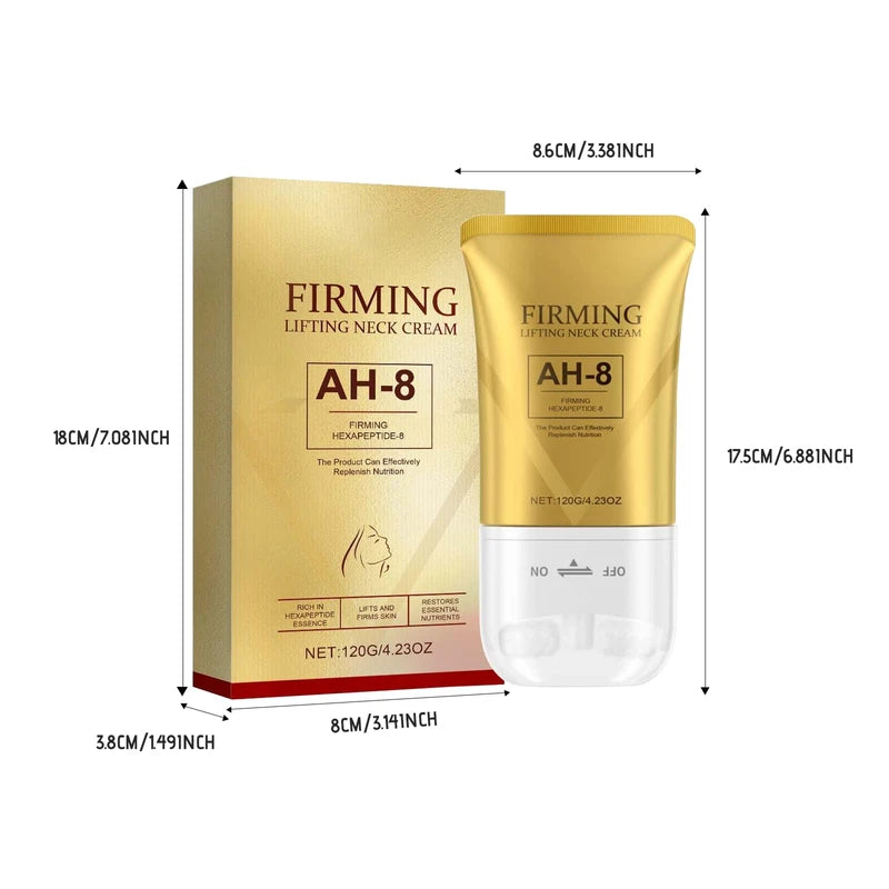 atnayo Ah-8 Firming Neck Cream - 2x Neck Creams for Sagging and Tightening+ Gua Sha Tool - Lift Sagging Skin, Reduce Wrinkles & Double Chin