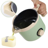 TOAUTO 1.5L Handheld Candle Melting Pot Small Wax Melting Pot with Easy Pour Spout, Two Power Levels, Easy Clean Non-Stick for DIY Crafting Beginner Green/Purple - Color: Green-1.5L