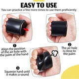 Black Novelty Squeeze Pooter,Practical Jokes Prank Farting Noise Maker,Fart Machine,Soft Joke Gift Fart Sounds Machine Toy,Prank Toy,Joke Toy for Party,Birthday,Gags and Practical Joke Toys