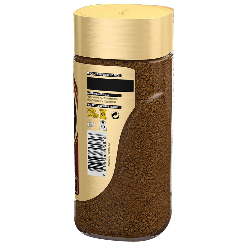 NESCAFÉ Gold Original, Soluble Bean Coffee, Instant Coffee from Exquisite Coffee Beans, Caffeinated, Pack of 1 (1 x 200 g)