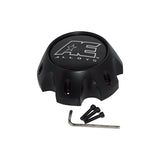 American Eagle Alloy 3312 3312-08 Flat Matte Black Wheel 6 Lug Center Cap