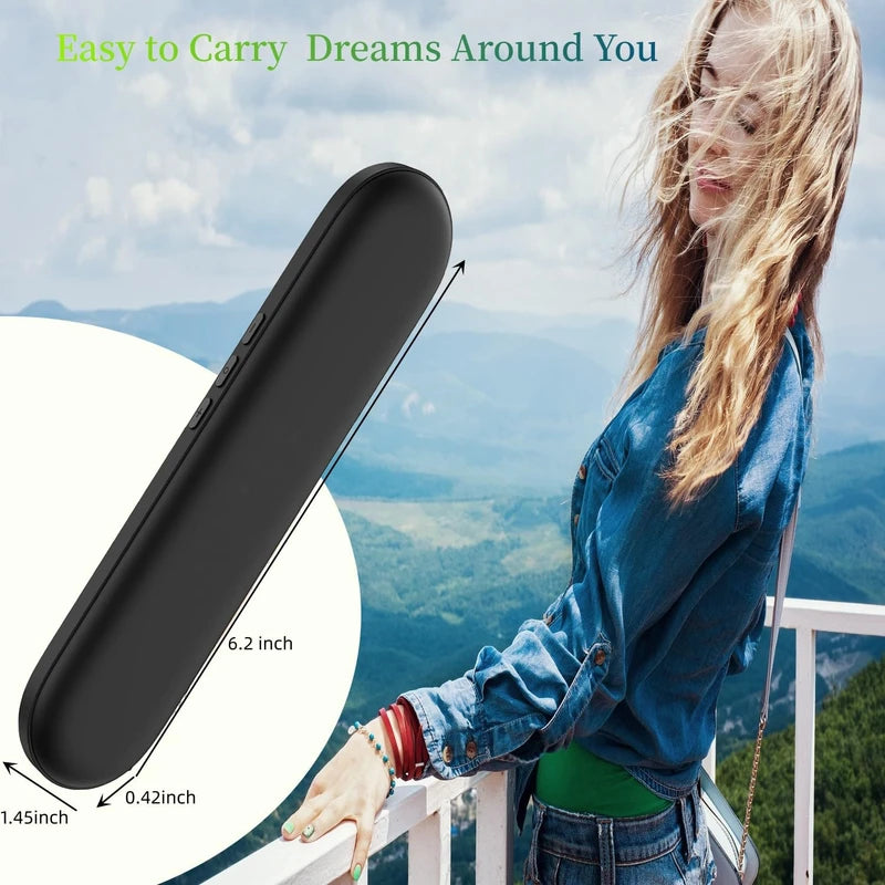Dream Pro Pillow Speaker, Under Pillow Speaker for Side Sleepers, Bone Conduction Bluetooth SleepBar, Wireless Portable Pillow Speaker White Noise