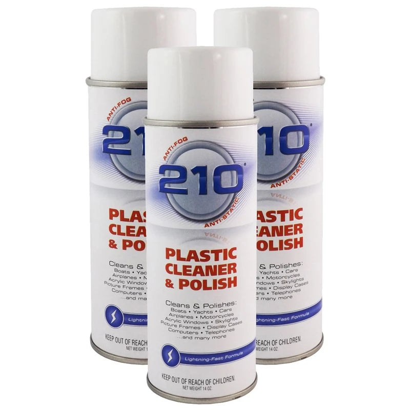 Sumner Laboratories 23304C-3PK 210 Plastic Cleaner/Polish Aerosol - 42 fl. oz., 3 Pack