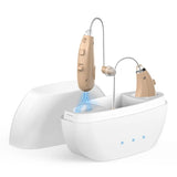 Hearing Aids for Seniors, Rechargeable Hearing Aid Severe Hearing Loss with Noise Cancelling and Volume Control