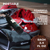 AQUA BLANCE Body Spray for Men, Fragrance Mens Body Spray, Pack of 3, Each 3.4 Fl Oz, Total 10.2 Fl Oz, Refreshing Cologne Spray