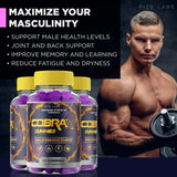 (3 Pack) CobraX Gummies, CobraX Gummies for Men, Cobra X Performance Shark Support Tank Ultra Pure Supplement Gomitas Advanced Formula Energy Review Stamina (180 Gummies)