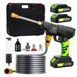 AORESAC Cordless Pressure Washer, Power Cleaner, MAX 800-PSI, 1.56 GPM, 24V Battery Powered Power Washer with Rechargeable 2000mAh Battery for Car/Floor Cleaning & Fence Cleaning