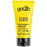 Got2B Gel para el cabello spiking glued resistente al agua, 150 ml