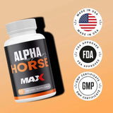 Unbranded Alpha Horse MAX Pills for ED Men Alpha Horse Male for ed & Vitality (1 Pack)