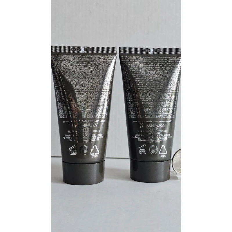 Yves Saint Laurent YSL L'Homme After Shave Aftershave Balm  50ml 1.6oz 2 PIECES