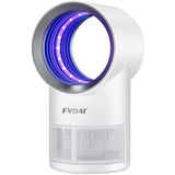 FVOAI Fruit Fly Trap for Indoors, Fly Traps Indoor for Home Indoor Insect Trap with Suction, Time Setting, Bug Light & 10 Pcs Sticky Glue Boards (White)